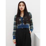 オリジナルジャガードショートニットカーディガン | EVRIS | 詳細画像7