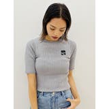 ロゴワンポイントニットトップス | EVRIS | 詳細画像11 