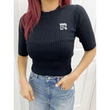 ロゴワンポイントニットトップス | EVRIS | 詳細画像6 