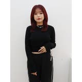 プレーティングリブニットトップス | EVRIS | 詳細画像12 