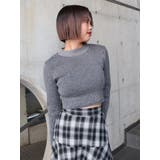 プレーティングリブニットトップス | EVRIS | 詳細画像21 