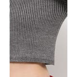 プレーティングリブニットトップス | EVRIS | 詳細画像32 