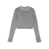 プレーティングリブニットトップス | EVRIS | 詳細画像42 