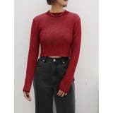 プレーティングリブニットトップス | EVRIS | 詳細画像45 