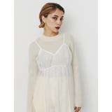 プレーティングリブニットトップス | EVRIS | 詳細画像7 