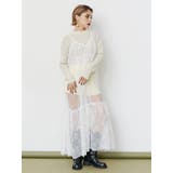 プレーティングリブニットトップス | EVRIS | 詳細画像8 