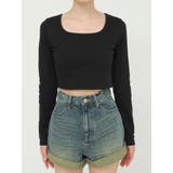 スクエアクロップドトップス | EVRIS | 詳細画像21 