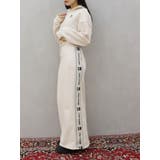 ロゴラインハーフジップショートスウェットトップス【セットアップ着用可能】 | EVRIS | 詳細画像18 