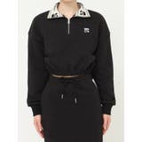 ロゴラインハーフジップショートスウェットトップス【セットアップ着用可能】 | EVRIS | 詳細画像37 