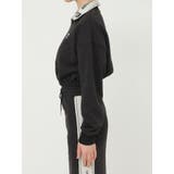 ロゴラインハーフジップショートスウェットトップス【セットアップ着用可能】 | EVRIS | 詳細画像38 