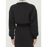 ロゴラインハーフジップショートスウェットトップス【セットアップ着用可能】 | EVRIS | 詳細画像39 