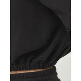 ロゴラインハーフジップショートスウェットトップス【セットアップ着用可能】 | EVRIS | 詳細画像42 