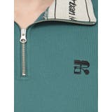 ロゴラインハーフジップショートスウェットトップス【セットアップ着用可能】 | EVRIS | 詳細画像46 