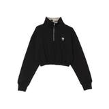 ロゴラインハーフジップショートスウェットトップス【セットアップ着用可能】 | EVRIS | 詳細画像50 