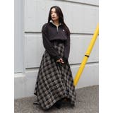 ロゴラインハーフジップショートスウェットトップス【セットアップ着用可能】 | EVRIS | 詳細画像9 