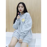 グレー | 【EVRIS×Chupa Chups】ワンポイントトレーナー | EVRIS