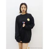 ブラック | 【EVRIS×Chupa Chups】ワンポイントトレーナー | EVRIS