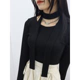 チョーカーリボン付リブトップス | EVRIS | 詳細画像11 