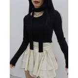 チョーカーリボン付リブトップス | EVRIS | 詳細画像12 