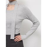 チョーカーリボン付リブトップス | EVRIS | 詳細画像36 