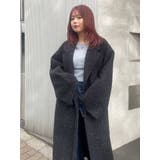 ラメオーバーサイズロングコート | EVRIS | 詳細画像10 