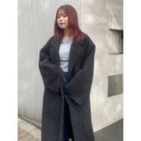 ラメオーバーサイズロングコート | EVRIS | 詳細画像12 