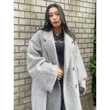 ラメオーバーサイズロングコート | EVRIS | 詳細画像15 