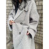 ラメオーバーサイズロングコート | EVRIS | 詳細画像17 