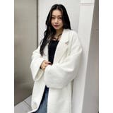 ラメオーバーサイズロングコート | EVRIS | 詳細画像25 