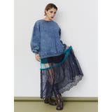 レースコンビロングキャミワンピース | EVRIS | 詳細画像9