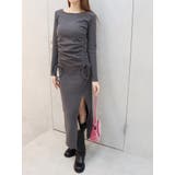 ドロストギャザーロングワンピース | EVRIS | 詳細画像10 