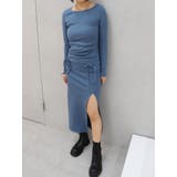 ドロストギャザーロングワンピース | EVRIS | 詳細画像22 