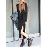 ドロストギャザーロングワンピース | EVRIS | 詳細画像27 