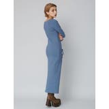 ドロストギャザーロングワンピース | EVRIS | 詳細画像4 