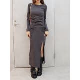 ドロストギャザーロングワンピース | EVRIS | 詳細画像8 