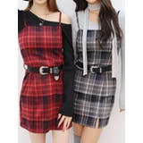 チェックミニワンピース | EVRIS | 詳細画像1 