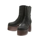 ウエスタンデザインプラットフォームブーツ | EVRIS | 詳細画像41 