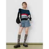 プラットフォームストレッチロングブーツ | EVRIS | 詳細画像15 