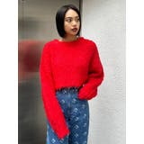 カラーシャギークロップドニットトップス | EVRIS | 詳細画像14 