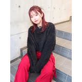 カラーシャギークロップドニットトップス | EVRIS | 詳細画像21 