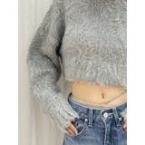 カラーシャギークロップドニットトップス | EVRIS | 詳細画像26 