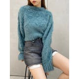 カラーシャギークロップドニットトップス | EVRIS | 詳細画像32 