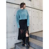 カラーシャギークロップドニットトップス | EVRIS | 詳細画像39 