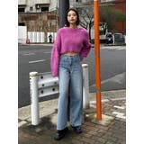 カラーシャギークロップドニットトップス | EVRIS | 詳細画像44 