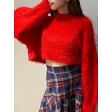 カラーシャギークロップドニットトップス | EVRIS | 詳細画像7 