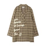 グラフィックオーバーサイズチェックジャケット | EVRIS | 詳細画像39