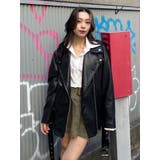 ブラック | ルーズシルエットライダース | EVRIS