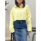BASICクロップドカラーシャツ | EVRIS | 詳細画像1 