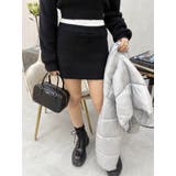 ダブルウエストファンシーヤーンミニスカート【セットアップ着用可能】 | EVRIS | 詳細画像15 