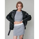 ダブルウエストファンシーヤーンミニスカート【セットアップ着用可能】 | EVRIS | 詳細画像9 